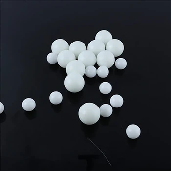500шт Ø17 мм Белый пластиковый шарик из полиоксиметилена С помпоном, Прецизионный твердый шарик
