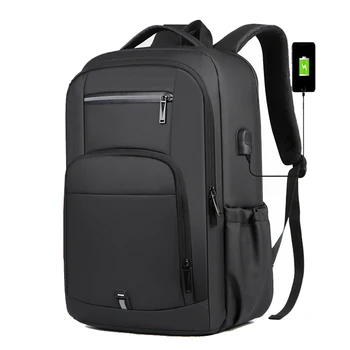 15,6-Дюймовый рюкзак для ноутбука, мужской Водоотталкивающий, зарядка через USB, рюкзак для студентов колледжа