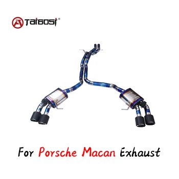 Для Выхлопной трубы Porsche Macan Catback Taibosi Performance Вакуумный Электрический Клапан Вырез Автомобильного Глушителя Аксессуары Для Дистанционного Управления