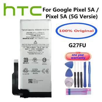 Оригинальный Аккумулятор G27FU 4620mAh Для HTC Google Pixel 5A/Pixel 5A 5G Versie Высокого Качества Для Замены мобильного телефона Batterie Bateria