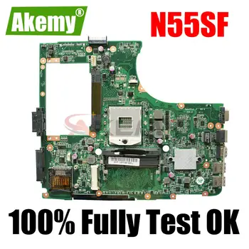 Материнская плата N55SF Для Ноутбука ASUS N55S N55SL N55SF Материнская плата DA0NJ5MB8C0 HM65 PGA 989 DDR3 100% Полностью протестирована В порядке