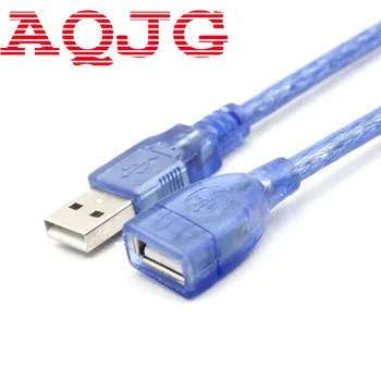 30 см Синий удлинитель USB 2.0 от мужчины к женщине Соединительный кабель для мыши Клавиатуры Камеры Компьютера Ноутбука Синий Оптом