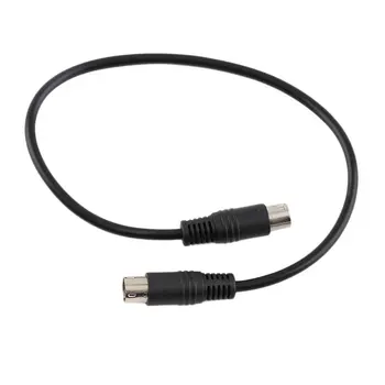 Новый Черный 9-КОНТАКТНЫЙ Сигнальный кабель Mini-9-КОНТАКТНЫЙ Mini Din Для Genesis 2 Scart Cable Горячая Акция Прямая Доставка