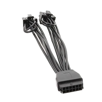 12PIN к двум 6 + 2 кабельным адаптерам для видеокарт 12Pin к 2x 6 + 2Pin разъемам для PCIe Кабель питания для видеокарт