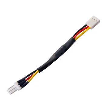 Резисторный кабель вентилятора, 3-контактный разъем для подключения мужчин и женщин, уменьшающий шум при скорости вращения вентилятора ПК, удлинительный резисторный кабель, провод