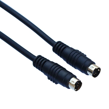 кабель S-video 1,5 м, 4-контактный телевизионный кабель для подключения к компьютеру, проектор, видеомагнитофон, DVD