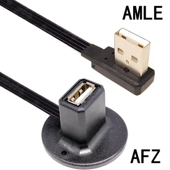 1 м Настольный USB 2.0 Тип A, удлинитель для подключения к розетке, кабель для зарядки данных с экранированной подставкой 20 см 30 см 50 см