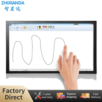 Zhixianda 1920x1080 21,5-Дюймовый ЖК-дисплей С Резистивным/Емкостным Сенсорным Экраном С открытой Рамкой Монитор С портом VGA HDMI BNC AV USB