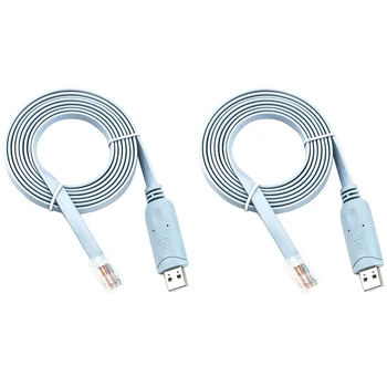 2X1, 8 М FTDI-чип USB К RJ45 USB К RS232 Последовательный кабель-адаптер для консоли RJ45 CAT5
