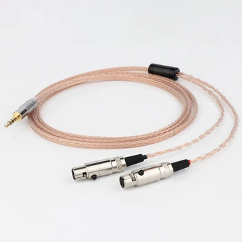 Preffair Hi-end 16 корешков Посеребренный 7N OCC кабель для наушников 3,5 мм для XLR наушников кабель для наушников Audeze LCD-3 LCD-2 LCD-X