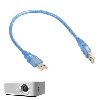 Новый 30 см Удлинитель USB 20 От мужчины к мужчине USB Кабели для передачи данных Для ПК Клавиатура Принтер Камера Мышь Игровой контроллер