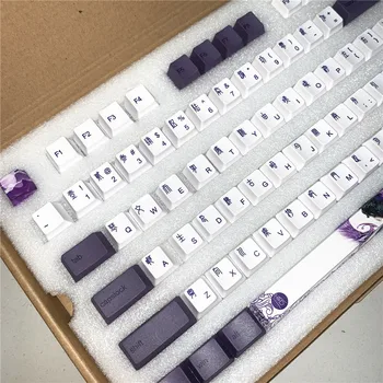 113 ключей/набор Great Tang Dynasty theme PBT dye sub key cap для механической клавиатуры mx switch OEM профиль