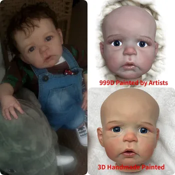 26 Дюймов ручной работы с росписью и 999D росписью кожи Sandie Reborn Doll наборы для самостоятельной сборки Bebe Reborn Sandie новорожденный ребенок