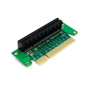 BTBcoin PCIE PCI Express 8X 90 Градусов Адаптер Riser Card Для 1U Корпус Компьютера Шасси ПК Конвертер Компоненты Карты Расширения НОВЫЕ