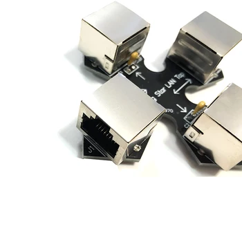 Метательная звезда LAN Tap 1.5 Сетевой пакет с разъемом RJ45 Мод Захвата 100% Реплика Мониторинга Ethernet Инструмент Взломщика