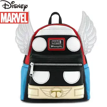 Детская школьная сумка Disney Marvel Thor, Аниме-рюкзак, Трендовый повседневный рюкзак для мальчиков и девочек, Модный женский рюкзак
