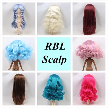 Парики для головы Blyth Doll RBL, хит продаж, прически разных цветов волос, включая жесткий купол с челкой/без челки