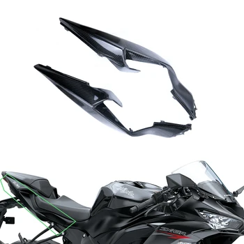 Аксессуары Для мотоциклов из углеродного волокна 3K, задняя крышка заднего сиденья, боковые панели, пластины для Kawasaki ZX-6R ZX6R 2019 2020