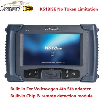 Ключевой программатор Lonsdor K518ISE для всех марок с поддержкой регулировки пробега для V-W 4/5 для BMW FEM/BDC Lonsdor K518 K518S