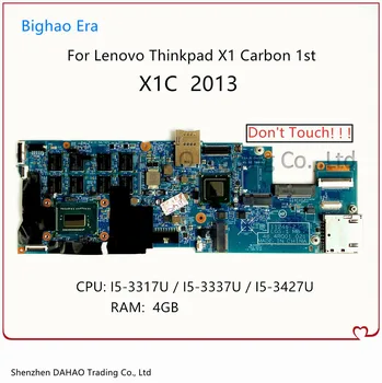 Для Lenovo Thinkpad X1 Carbon 1st Gen X1C 2013 Материнская плата для ноутбука с процессором i5 4 ГБ оперативной памяти 11246-1 LGS-1 48.4RQ16.011 Материнская плата
