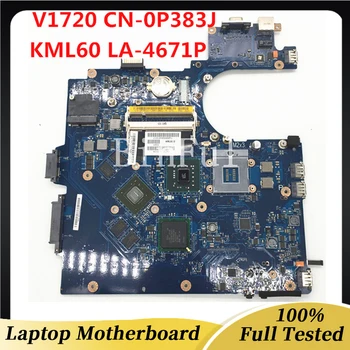 P383J 0P383J CN-0P383J Высококачественная Материнская плата Для DELL 1720 KML60 LA-4671P Материнская плата ноутбука GM45 512 МБ DDR2 100% Работает хорошо