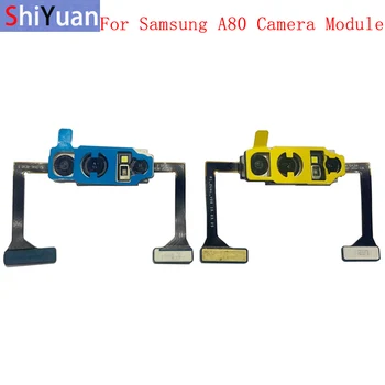 Задняя Задняя Передняя камера Гибкий кабель Для Samsung A80 A805F A90 Запчасти для Ремонта основного модуля Большой маленькой камеры