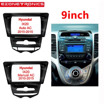 9-Дюймовая Автомобильная панель для Hyundai IX20 2010-2011-2014-2013-2015 Стерео Панель Приборной панели Двойная Рамка DIN-радио DVD