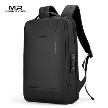 Деловой рюкзак для мужчин, 15,6-дюймовый рюкзак для ноутбука, многофункциональный рюкзак с защитой от вора, Водонепроницаемые сумки, зарядка через USB, Новинка