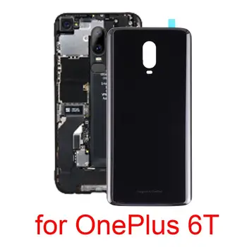 Для ONEPLUS 6T Гладкая поверхность заднего корпуса Задняя крышка батарейного отсека для OnePlus 1 + 6T six