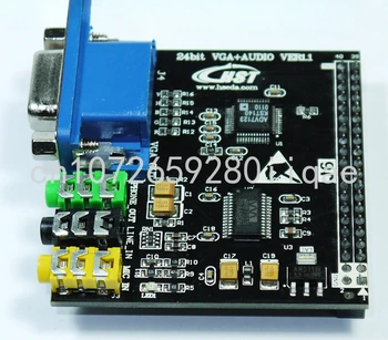 24-битный VGA-дисплейный модуль WM8731 ADV7123 Digital Audio FPGA Control