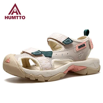 HUMTTO, новые летние походные ботинки для женщин, сандалии 2023, Дышащие водные пляжные сандалии для активного отдыха, женская Водная обувь для кемпинга, альпинизма