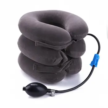 3-Слойная воздушная надувная подушка U-Образная подушка для шеи, Расслабляющий Боль в плече, Ретрактор, Массажер для поддержки шеи, Автомобильная воздушная подушка