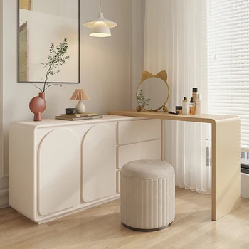 Современный Скандинавский шкаф для хранения Белый Роскошный Минималистичный Туалетный столик для Макияжа, Косметическая Мебель для спальни Tavoli Da Trucco LJ50DT