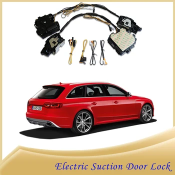 Умный автоматический Электрический Всасывающий дверной замок для Audi A6 A4 Q5 Q7 2014-2023 Автоматическая дверь мягкого закрытия Super Silence Автомобильная дверь Автомобиля