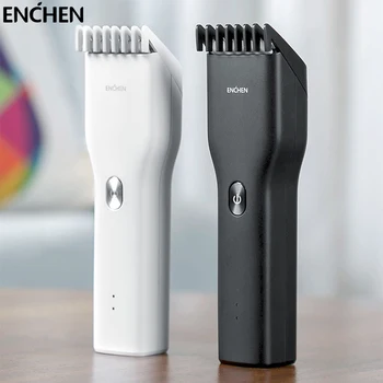 Электрические Машинки Для Стрижки волос ENCHEN Boost USB, Триммеры Для Мужчин, Взрослых, Детей, Беспроводная Перезаряжаемая Машинка для Стрижки волос, Профессиональная