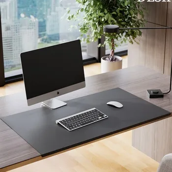 Рабочий коврик для офисного стола, экологически чистый ТПУ, Большой оптический коврик для мыши для компьютерного стола