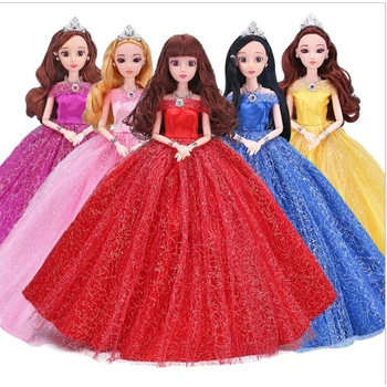 NK One PCS Кукла-принцесса Свадебное платье Вечернее Платье Милый наряд Принцессы Одежда для куклы Барби Аксессуары Подарок для девочек JJ
