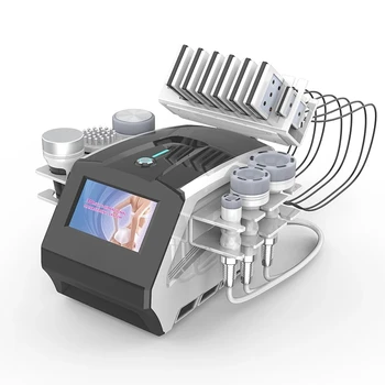 Кавитационный вакуумный аппарат для похудения 80K, Лимфодренажный Липолазер, Драга, Меридианы, Физиотерапия, многофункциональная косметологическая машина