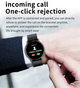 Новые Смарт-часы ZL02 Мужские 1,28-дюймовый Фитнес-трекер с полным сенсорным экраном IP67, водонепроницаемые Женские умные часы с сердечным ритмом для IOS Android