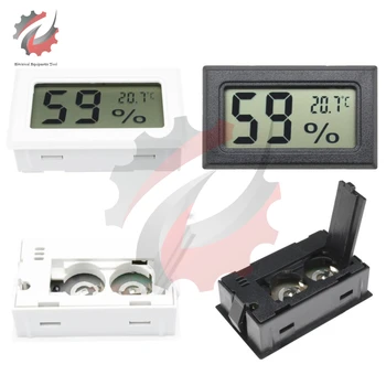 Мини-ЖК-цифровой термометр-гигрометр Для измерения температуры в помещении, удобный датчик температуры, измеритель влажности, наружный прибор