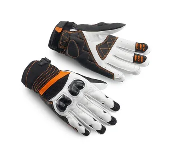 Новые черно-белые перчатки Radical X, черные перчатки POWERWEAR Street Supermoto Adventure, перчатки для мотокросса и мототуризма