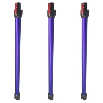 3 шт. Телескопический удлинитель для Dyson V7 V8 V10 V11, прямая труба, Металлический Удлинитель, ручная палочка, трубка, фиолетовый