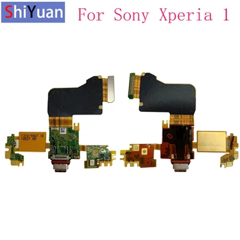 USB Порт Для Зарядки Гибкий Кабель Разъем Для Sony Xperia 1 J8110 J8170 J9110 XZ4 Зарядное Устройство Гибкий Модуль