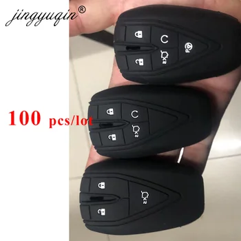 jingyuqin 100 шт. силиконовый чехол для ключей автомобиля CHANGAN CS35