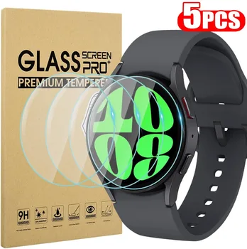 Защитная пленка для Samsung Galaxy Watch 6, закаленное стекло для часов 6, Защитная пленка для умных часов 42 мм 46 мм 40 мм 44 мм