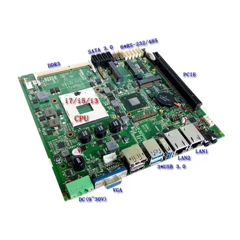 Промышленная Материнская плата ITX QM77 Компьютерная Материнская плата 170*170 ММ 1000 М LAN для ПК 
