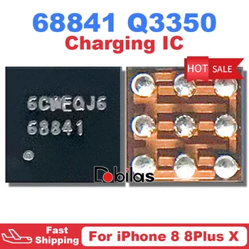 10шт 68841 Q3350 Для iPhone 8 8Plus X USB Зарядное Устройство Зарядка IC 9 контактов CSD68841W Интегральные схемы Запасные Части Чипсет