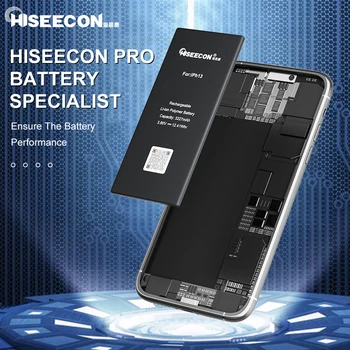 5шт Аккумулятор Hiseecon Со Шлейфом Для iPhone 7 8 X XR XS XSM 11 12 13 Mini Pro Max Оригинальный Инструмент Для Ремонта JC Программатора мобильного телефона