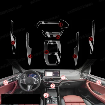HD прозрачная приборная панель автомобиля, защитная пленка от царапин, stikcer, защитная пленка для bmw x4 g02 2018 2019 2020 2021 2022 M sport
