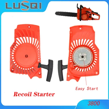 LUSQI Easy Pull Recoil Starter Бензиновый генератор Запчасти Для Ремонта Двигателя Бензопилы ZENOAH G3800 3800 38CC Цепная Пила